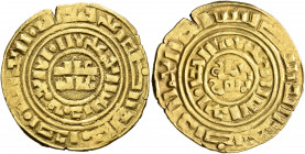 CRUSADERS. Latin Kingdom of Jerusalem. Imitation Bezants, 11th-12th centuries. Bezant (Gold, 22 mm, 3.75 g, 1 h), imitating a dinar of the Fatimid cal...