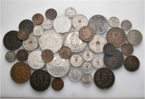 A lot containing 40 silver and bronze coins. All: Norway. Fine to extremely fine. LOT SOLD AS IS, NO RETURNS. 40 coins in lot.

From the collection ...