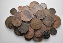 A lot containing 51 bronze coins. All: Russia. Fine to very fine. LOT SOLD AS IS, NO RETURNS. 51 coins in lot.


From the collection of a Swiss sch...