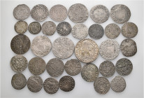 A lot containing 33 silver coins. All: Switzerland. 'Kantonsmünzen'. 16th century. Fine to very fine. LOT SOLD AS IS, NO RETURNS. 33 coins in lot.

...
