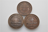 A lot containing 3 bronze medals. All: Switzerland. 'Bronze aus Pfahlbauten'. Extremely fine. LOT SOLD AS IS, NO RETURNS. 3 medals in lot.

These me...