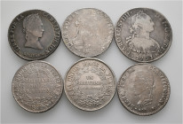 A lot containing 6 silver coins. All: Bolivia. Fine to very fine. LOT SOLD AS IS, NO RETURNS. 6 coins in lot.


From the collection of a Swiss scho...