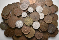 A lot containing 106 bronze coins. All: China. Fine to very fine. LOT SOLD AS IS, NO RETURNS. 106 coins in lot.


From the collection of a Swiss sc...