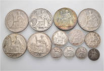 A lot containing 13 silver coins. All: French Indochina. Fine to extremely fine. LOT SOLD AS IS, NO RETURNS. 13 coins in lot.

From the collection o...