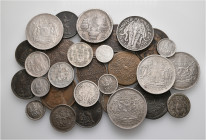 A lot containing 31 silver and bronze coins. All: Thailand. Fine to very fine. LOT SOLD AS IS, NO RETURNS. 31 coins in lot.


From the collection o...