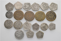 A lot containing 16 silver and 4 bronze coins. All: Yemen. Fine to about very fine. LOT SOLD AS IS, NO RETURNS. 20 coins in lot.


From the collect...