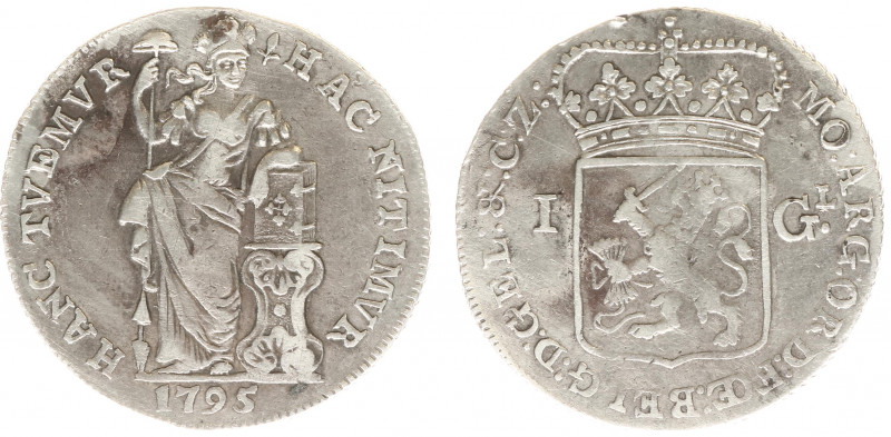 Bataafse Republiek (1795-1806) - Gelderland - 1 Gulden 1795 (Sch. 89 / Delm. 117...