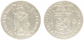 Bataafse Republiek (1795-1806) - Holland - 1 Gulden 1795 (Sch. 91a / Delm. 1179) - ZF