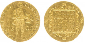 Bataafse Republiek (1795-1806) - Utrecht - Gouden Dukaat 1805 (Sch. 41 / Delm. 1171C) - 3.47 gram - PR