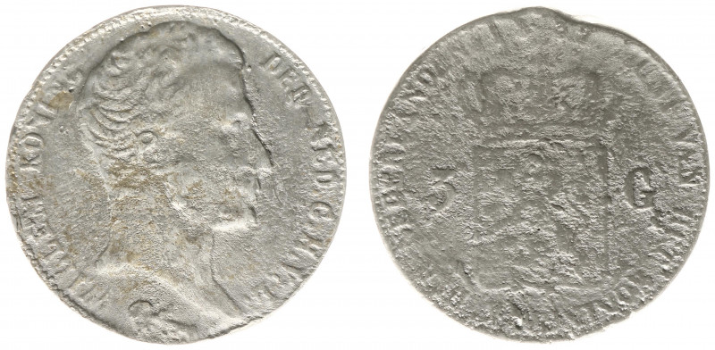 Koninkrijk NL Willem I (1815-1840) - 3 Gulden 1832 - wrsch. contemporaine verval...