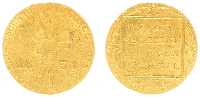 Koninkrijk NL Willem I (1815-1840) - Gouden Dukaat 1831 (Sch. 215) - ZF -, iets ...