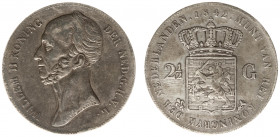 Koninkrijk NL Willem II (1840-1849) - 2½ Gulden 1842 (Sch. 507) - ZF-