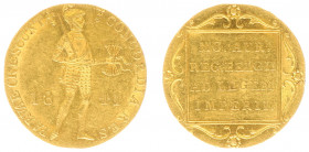 Koninkrijk NL Willem II (1840-1849) - Gouden Dukaat 1841 mmt. lelie (Sch. 505) - PR