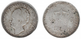 Koninkrijk NL Willem III (1849-1890) - ½ Gulden 1929, eigentijdse vervalsing, 5,45 gram - FR