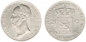 Koninkrijk NL Willem III (1849-1890) - 2½ Gulden 1849 (Sch. 575) - ZF