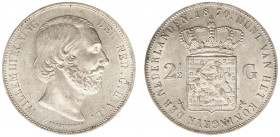 Koninkrijk NL Willem III (1849-1890) - 2½ Gulden 1870 (Sch. 596) - PR+
