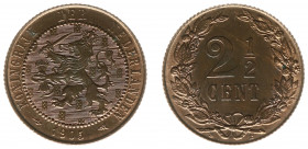 Koninkrijk NL Wilhelmina (1890-1948) - 2½ Cent 1905 (Sch. 952) - UNC