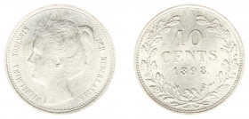 Koninkrijk NL Wilhelmina (1890-1948) - 10 Cent 1898 (Sch. 883) - PR+