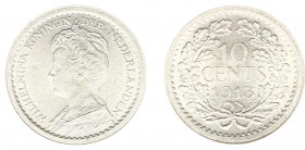 Koninkrijk NL Wilhelmina (1890-1948) - 10 Cent 1913 (Sch. 892) - UNC