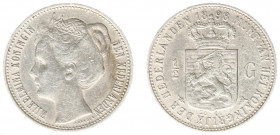 Koninkrijk NL Wilhelmina (1890-1948) - ½ Gulden 1898 (Sch. 830) - ZF
