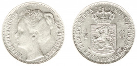 Koninkrijk NL Wilhelmina (1890-1948) - ½ Gulden 1904 (Sch. 831) - ZF+
