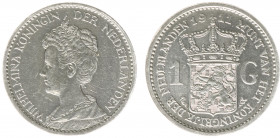 Koninkrijk NL Wilhelmina (1890-1948) - 1 Gulden 1911 (Sch. 813) - PR, prooflike