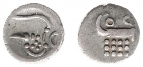 De VOC in Voor-Indië - Negapatnam - Grote zilveren Fanam van 6 stuivers z.j. (ca. 1693-1694) geslagen t.b.v. Cochin (KM 30 / Beeldenaar 1985-3 afb. 24...