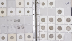 Uitgebreide verzameling munten Willem I-II en III met diverse betere jaren wb. ½ cent 1828 B, 1 cent 1824 U, 1830 U, 1 gulden 1840 en 2½ gulden 1849 W...