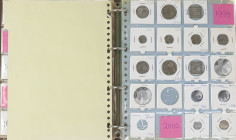 Album met verzameling Aruba incl. div. zilveren munten