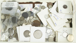 Flink lot munten Koninkrijk vnl. Wilhelmina wb. veel 10 en 25 cent, ½ Gulden 1898, Gulden 1913, ook Willem II en Willem III etc.