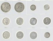 Leuk lotje munten wb. ½ gulden 1897 (PR), 1 gulden 1898, 1904 en 1917