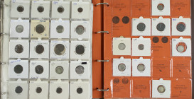 Krat met munten Nederland vanaf Willem II in 7 albums