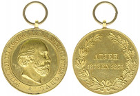 Medailles en onderscheidingen - Nederland - Atjeh- of Kraton medaille 1873-1874 (MMW47, Bax51), ingesteld in 1874 - VZ Portret Willem III n.r. / KZ At...