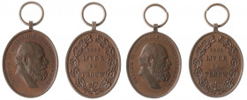 Medailles en onderscheidingen - Nederland - Voor IJver en Trouw (MMW88, Bax24) voor 12 jaar Trouwe Dienst, ingesteld in 1877 - VZ Portret Koning Wille...