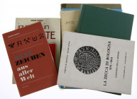 Varia - Literatuur - Algemeen - Lot van ca. 7 boeken w.o. 'Münzkunst des Mittelalters', Christies veiling Berkman en Napoleontische numismatiek