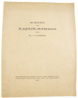 Varia - Literatuur - Penningen & Onderscheidingen - J.W. Frederiks 'De meesters der plaquette-penningen' 1943 (ex. No. 117) - goede staat