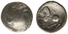 Celts - Eastern - Danube Region - AR Tetradrachm, Muntenia type 'Sattelkopfpferd' (c. 3rd-2nd century BC, 6.43 g) - imitating Philip II of Macedon - C...