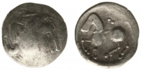 Celts - Eastern - Danube Region - AR Tetradrachm, Muntenia type 'Sattelkopfpferd' (c. 3rd-2nd century BC, 6.48 g) - imitating Philip II of Macedon - C...