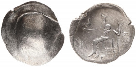 Celts - Eastern - Lower Danube - AR Tetradrachm (3rd-2nd century BC, 13.50 g) - Imitations of Philip III of Macedon - Head of Herakles right, wearing ...