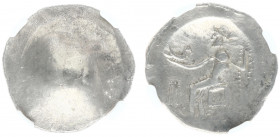 Celts - Eastern - Lower Danube - AR Tetradrachm (2nd century BC) - Imitations of Philip III of Macedon - Convex bulge with faint traces of head of Her...