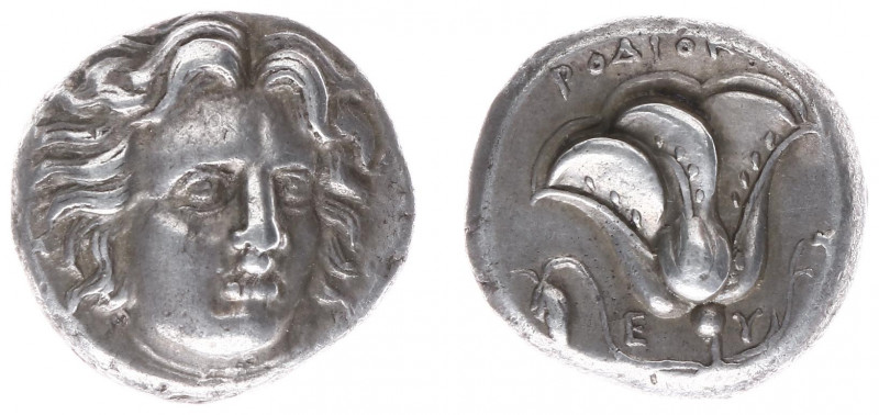 Greece - Islands off Caria - Rhodos / Rhodes - AR Didrachm (c 300-250 BC, 6.75 g...