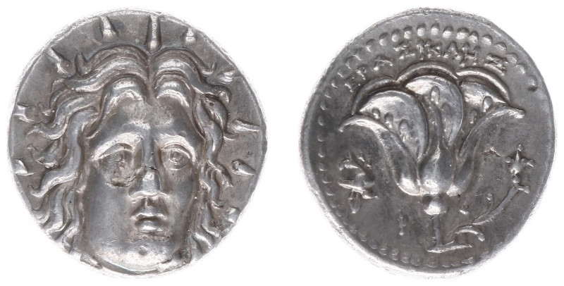 Greece - Islands off Caria - Rhodos / Rhodes - AR Didrachm (c 304-189 BC, 6.71 g...