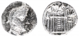 Persis - Rulers under Seleucid sovereignty, 190/164 -140 BC - Unknown king I-X - AR Drachm (3.33 g) - Bust of bearded king right, wearing satrapal bon...