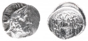 Persis - Rulers under Seleucid sovereignty, 190/164 -140 BC - Unknown king I-X - AR Hemidrachm (2.00 g) - Bust of bearded king right, wearing satrapal...