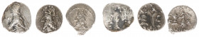 Persis - Rulers under Parthian sovereignty, 100 BC - end of 1st cent AD - Darayan II (Darius, Dareios, Darev) - AR Obol (0.62, 0.69, 0.74 g) - Bust of...