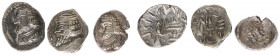 Persis - Rulers under Parthian sovereignty, 100 BC - end of 1st cent AD - Vahšīr (Oxarthes) - AR Hemidrachm (1.46, 1.81, 1.96 g) - Bust of bearded kin...
