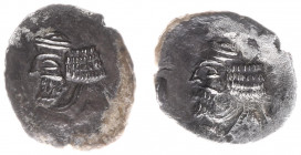 Persis - Rulers under Parthian sovereignty, 100 BC - end of 1st cent AD - Pakor II - AR Hemidrachm (1.49 g), large die on wide flan. Bust of bearded k...