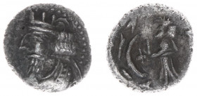 Persis - Rulers under Parthian sovereignty, 100 BC - end of 1st cent AD - Nambed (Namopat) - AR Hemidrachm (1.74 g), Bust with turreted crown to left ...