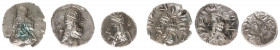 Persis - Rulers under Parthian sovereignty, 100 BC - end of 1st cent AD - Napad II (Napat, Kapat) - AR Obol (0.48, 0,67, 0.55 g), Bust of king wearing...