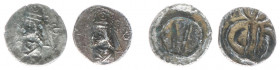Persis - Rulers under Parthian sovereignty, 100 BC - end of 1st cent AD - Prince Y (former Unknown King II) - AR Obol (0.47, 0.40 g) - Bearded bust le...